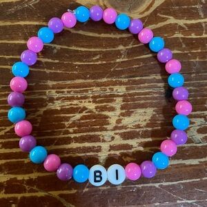 Colorful bisexual Beaded Bracelet